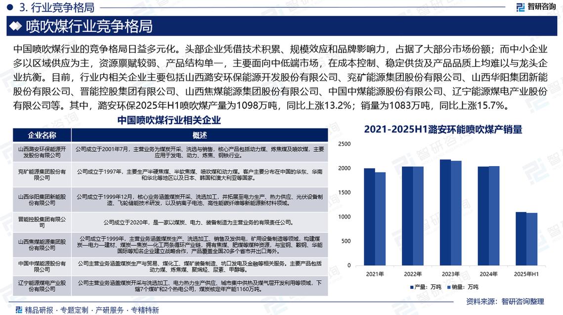 2026年中国喷吹煤行业发展环境,市场运行格局及投资前景研究报告